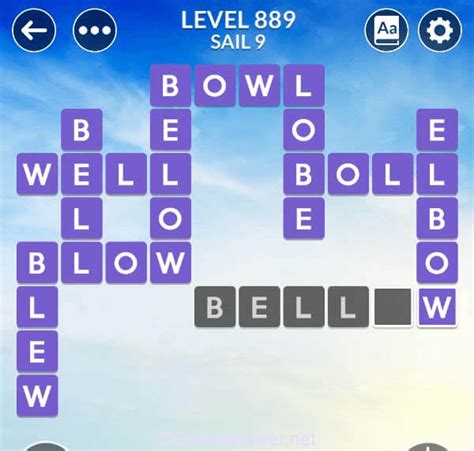Wordscapes Level 889 Answers.